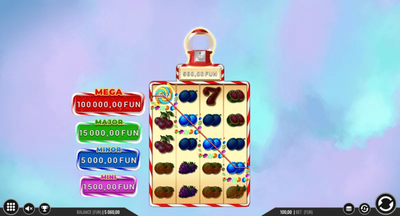 Sweet Candy Cash Stash - cash collector-bunter i aksjon